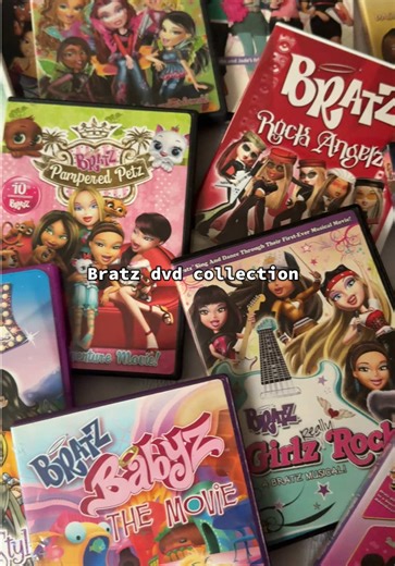 My current Bratz dvd collection💋 🫶#bratz #collection #dvd #physicalmedia #fypppp @bratz