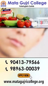 🎓 Admissions Open – M.Sc. (Hons.) Food Technology 📍 Mata Gujri College, Fatehgarh Sahib | NAAC 'A' Grade | UGC Approved Shape your future in the booming food industry with *M.Sc. (Hons.) Food Technology* at Mata Gujri College, one of Punjab’s premier institutions. This 2-year postgraduate course is designed to equip students with advanced knowledge in food processing, preservation, nutrition, quality control, and food safety. ✅ Key Highlights: State-of-the-art food labs & equipment Expert facu