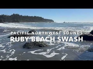 HD Video: Swash in the Sea Stacks of Ruby Beach