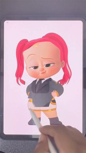 Boss baby X Mira transformation art