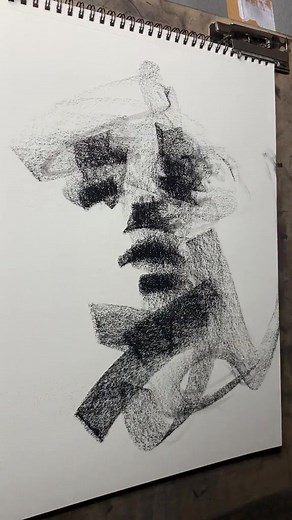 Warm up . . . . . #drawingchallenge #drawing #drawingsketch #drawingtutorial #drawingpeople #facedrawing #charcoal | Mad Charcoal
