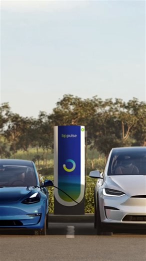 2.3K views · 89 reactions | We're buzzing to announce an investment of $100m into Tesla ultra-fast #EV chargers in the US. ⚡ We'll install and operate them across our @bp pulse network – marking a first for the industry – and roll them out across key bp, Thorntons, TravelCenters of America and ampm sites. This deal is another way we're in action, helping us to deliver our aim to roll out more than 100,000 charge points globally by 2030. | bp | Facebook