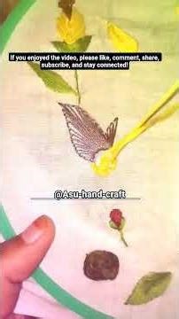 embroidery design #embrodering #tutorial #stitching