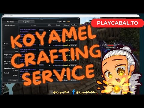 🛠️🍀 CABAL ONLINE | CRAFTING MASTER ACHRIDIUM WEAPONS 💜 🟣