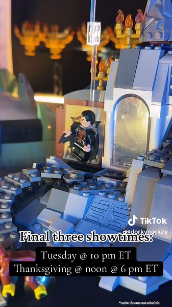 Travel down once more to the Phantom’s lair during the three final live performances of LEGO Phantom of the Opera on #TikTokLIVE 🔴 This has been such a fun and wonderful show to recreate in brick form, and it’s been an absolute pleasure to share it all with you. Hope to see you Tuesday and Thanksgiving for the final three shows (on my current schedule). #foryou #lego #phantomoftheopera #broadway