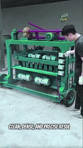 This Cement Brick Machine Boosts Speed and Precision Instantly