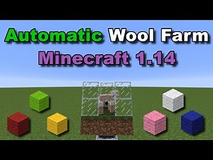 Fully Automatic Wool Farm Tutorial! (INFINITE WOOL) - Minecraft Tutorial
