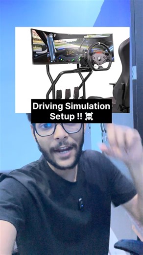 Akhand Pratap Singh on Instagram: "Driving Simulation Setup ☠️"