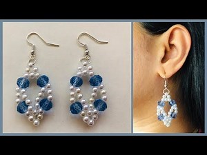 How To Make Beaded Earrings At Home | Beaded Earrings Tutorial