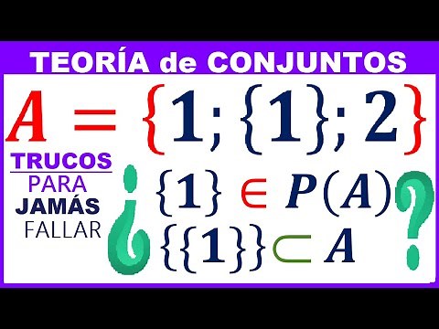TEORÍA de CONJUNTOS 👉 Ejercicios RESUELTOS ✔ [TRUCOS SUPER FÁCIL] 💪