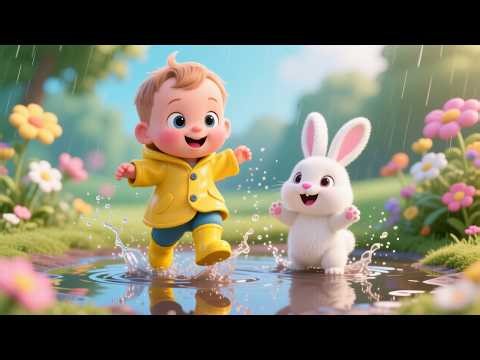 Rain Rain Go Away ☔ | Fun Rainy Day Song for Kids | Nursery Rhyme Sing Along