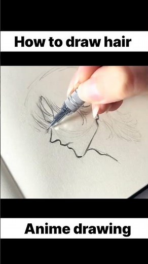 How to Draw Anime Hair | Step-by-Step Sketch Tutorial 👀