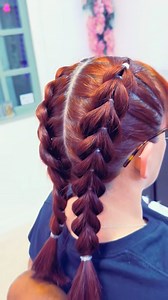 Pull through braid ❣️ #easyhairstyles #pullthroughbraid | Gemma Browns Braids