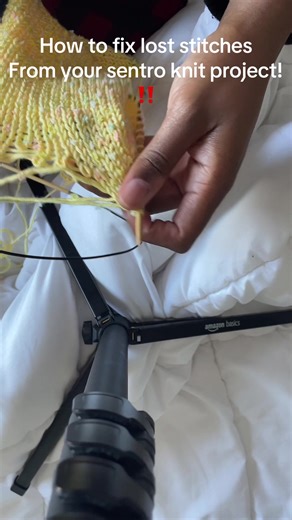 Fixing Lost Stitches on Your Sentro Knitting Machine