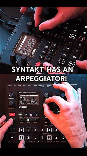 Syntakt has an arpeggiator! #edm #trance #music #synth