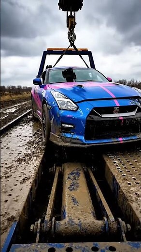 🛠️ Full ASMR Restoration — Nissan GT R Nismo Blue & Pink POV Rebuild