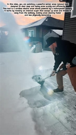 This Powerful Tool Makes Snow Removal Fast and Easy! #shorts