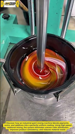 How Industrial Paint Mixing Machines Create Perfect Color Consistency | Factory Process