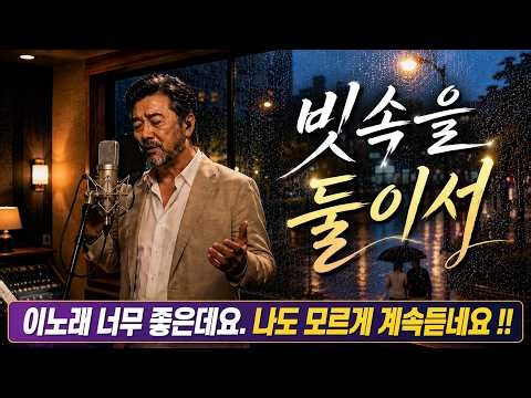 이노래 너무 좋은데요!! 계속 듣게 되네요.🎙️ "빗속을 둘이서" - 김정호 🌧️비오는날 이 노래만한 곡 있을까요? [가울 락카페 버전]