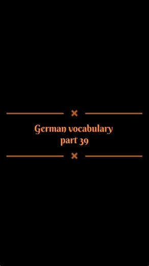 German For beginners | Learn German vocabulary | Free German Language | Deutsch Course