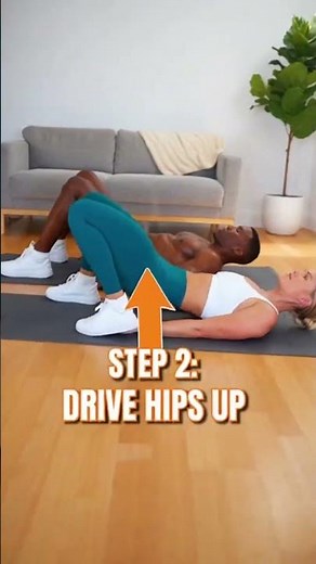 The Correct Way to Do Glute Bridges #workout #glutes #homeworkouts