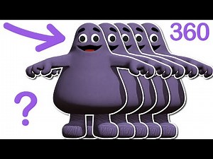 Grimace 100,000 TIMES in 360! VR 4K (Grimace Shake)