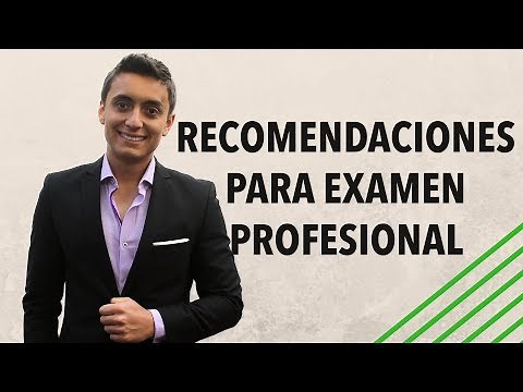 Tips for the Professional Exam | Humberto Gutiérrez