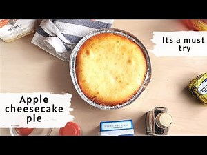 BEST APPLE CHEESECAKE RECIPE - baked apple cheesecake pie - Cooking tips