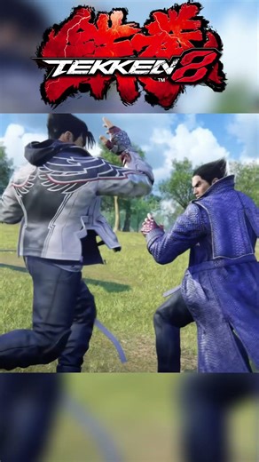 Jin & Kazuya’s Friendly Fight in Front of Jun 😮 Tekken 8 #shorts