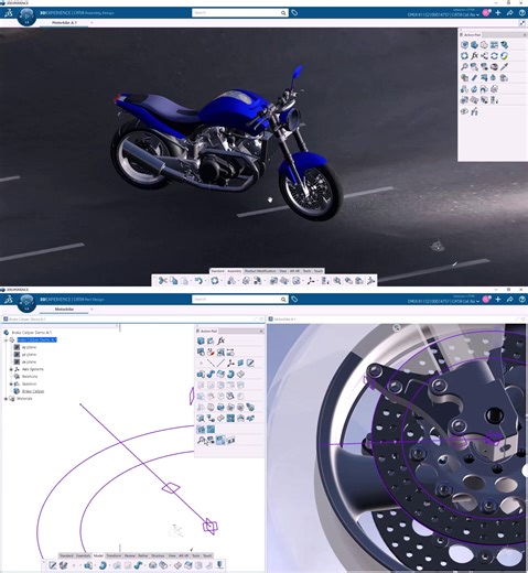 🏍️ How to quickly sketch & design a break caliper with 3DEXPERIENCE CATIA? Please comment! #3DEXPERIENCE | CATIA