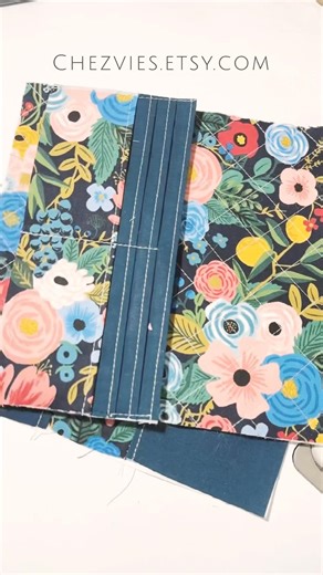 BTS making quilted bifold wallet #handmadewallet #diysewing #etsyfinds