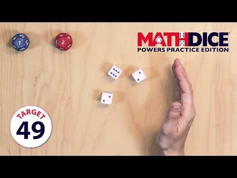 How To Play: Math Dice Powers Practice Edition