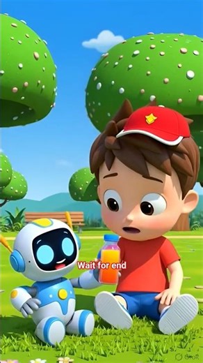 Robot magic juice diya// #shorts #ytshorts #ai #cartoon