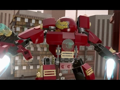 LEGO Marvel's Avengers (Vita) Walkthrough Part 8 - Hulkbuster Vs. Hulk
