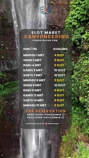 Informasi & Reservasi : PT. ESC INDONESIA MELESAT 085604003195 (ADMIN 1) 082264584011 (ADMIN 2) Instagram : @extremesportscenter.idn Tiktok : @extremesportscenter.idn #canyoneering #canyoningmalang #cobanbaunggunungkawimalang #exploremalangraya #opentripmalang