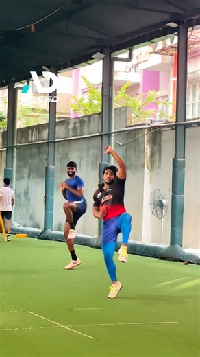 Anirban Datta || High Performance Fast Bowling Coach on Instagram: "Training back foot stiffness today on a harder surface 💥 Remember — to truly develop stiffness, you need surface variability in your training. On harder surfaces, the focus shifts to tendon adaptation, while on softer surfaces, it’s more about muscle and ligament loading. 🧠 This variability helps bowlers learn how to get off the back foot faster and build that reactive strength crucial for speed. ⚡️ A structured session indoor