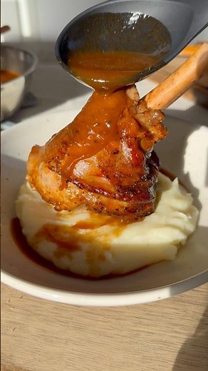 Slow cooked lamb shanks #recipe #cooking #lamb #dinner