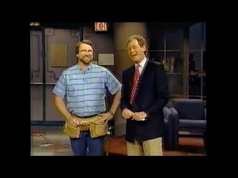 Norm Almost Builds a Picnic Table on The David Letterman Show