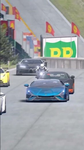Kawasaki Ninja H2 vs Hypercars #shorts #superbike #supercars #kawasaki #kawasakininja #car #cars