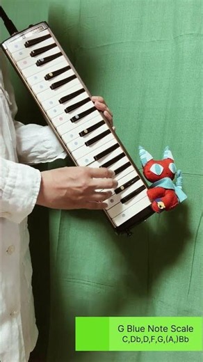 アドリブ練習日記ーDay3 #鍵盤ハーモニカ #Gブルースノートスケール #ピアニカ #メロディオン #melodica