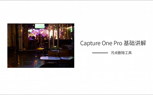 Capture One Pro 污点删除工具