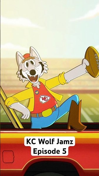 Football is for everyone, even KC Wolf 🐺🎶
