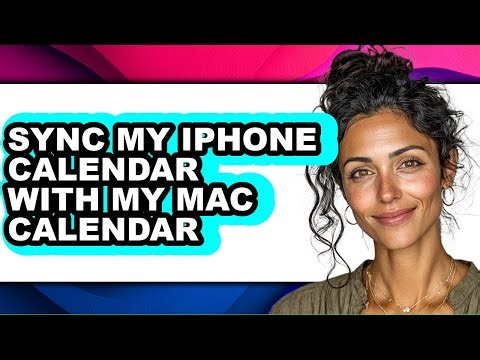 How to Sync My Iphone Calendar with My Mac Calendar (easy Method)