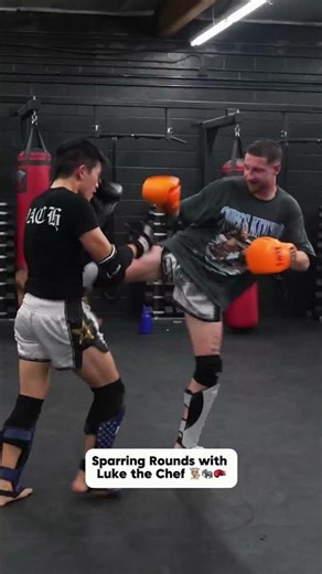 Getting to play around with Luke the Chef! #muaythai #mtkgym #shorts