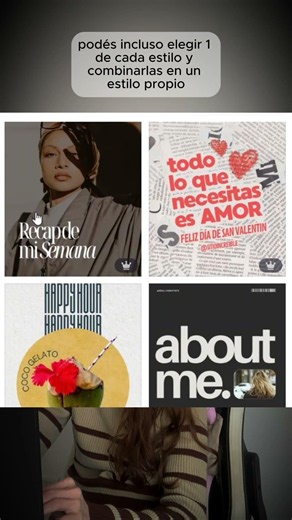 Usá plantillas de Canva