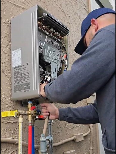 Never Run Out of Hot Water Again! Tankless Water Heater Install TimeLapse