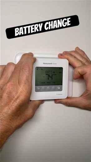 How To Change The Batteries On Your Honeywell Thermostat!! #thermostat #diy #battery
