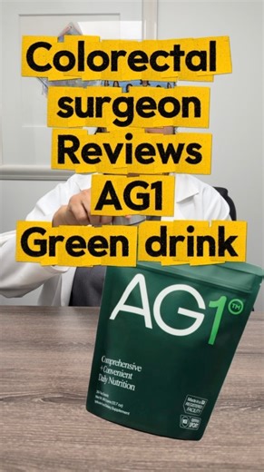 Reviewing @drinkag1 This is not an ad! Just an honest review based on inquiries from my patients and the community! #fyp #guthealth | Carmen Fong, MD