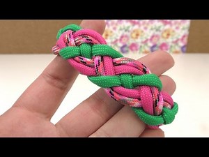Paracord Celtic Knot Bracelet / DIY Knot Paracord Bracelet / Jewelry Instructions German