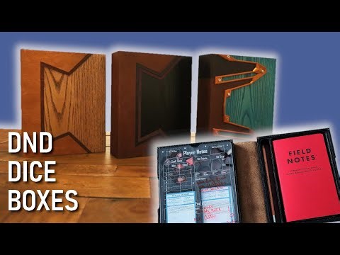 When Geeks Craft a DND dice box with Field Notes